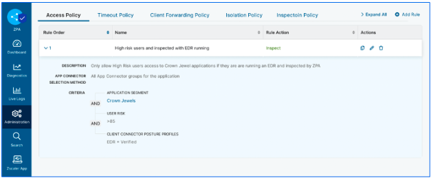 Organizations can set user risk thresholds to allow or deny access to both private and public application