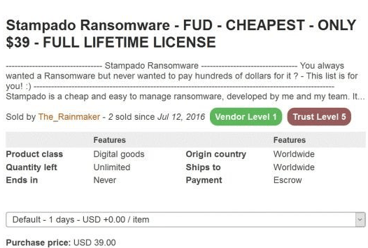 A Look At Recent Stampado Ransomware Variant Zscaler Blog