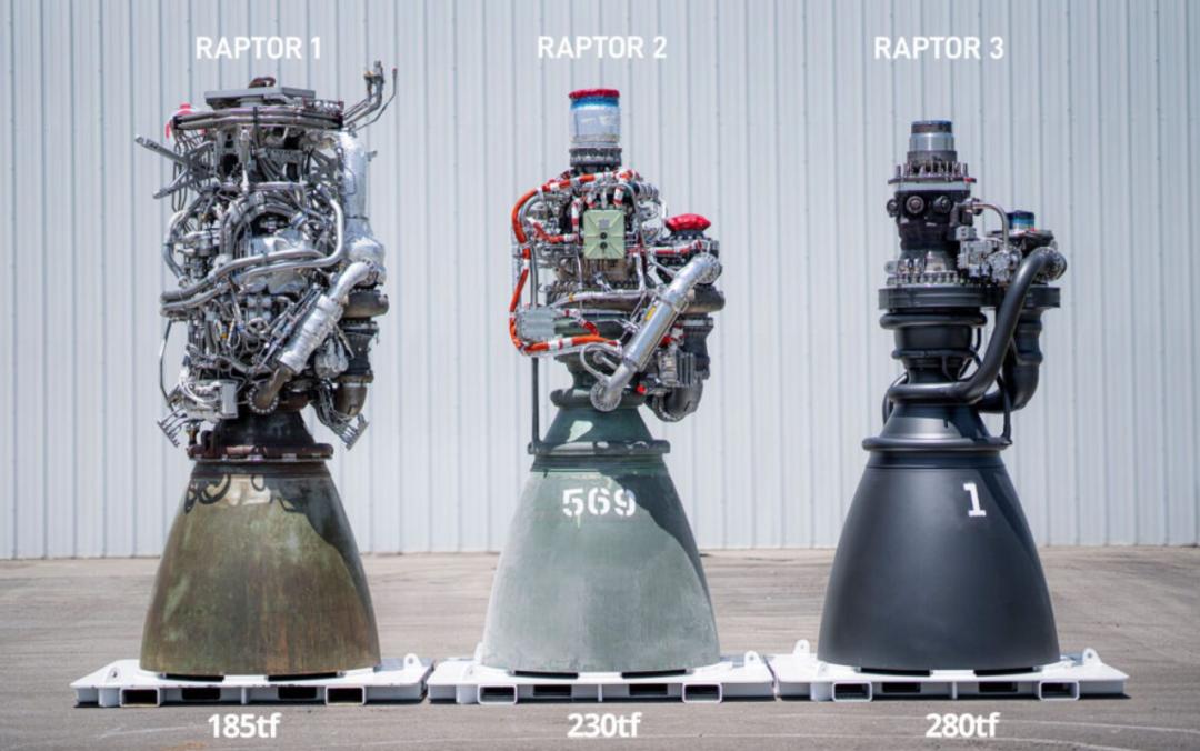 SpaceX Raptor engine evolution