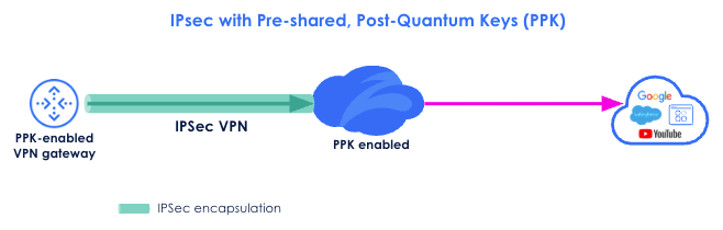 PPKs are used to establish IPSec VPN tunnels to Zscaler from PPK-ready endpoints on customer premises.